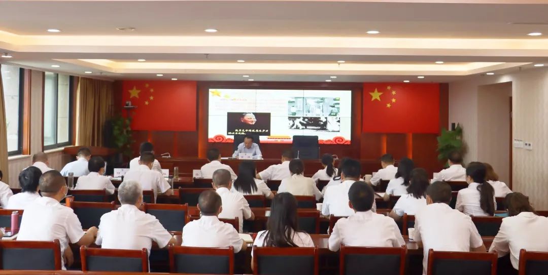 四川路橋黨委副書記、總經理甘洪赴盛通（一分）公司宣講習近平總書記“七一”重要講話精神暨黨史學習教育專題黨課