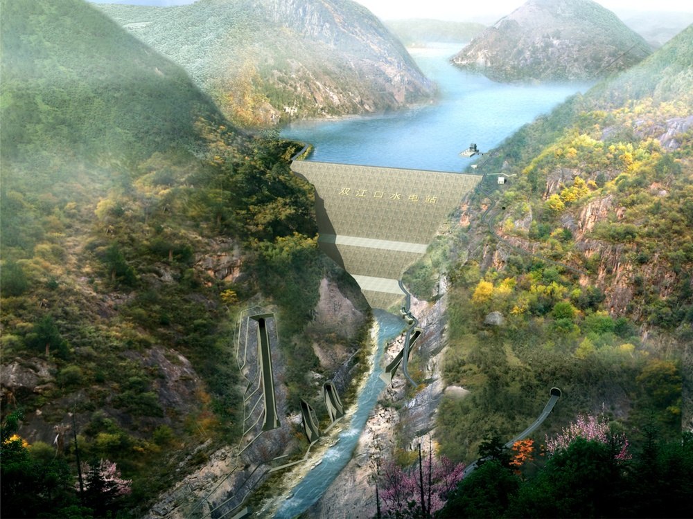 雙江口水電站