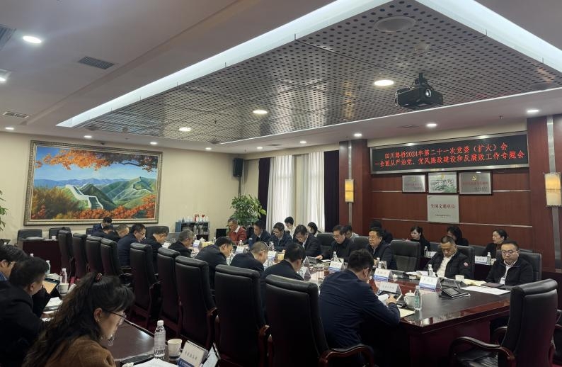 四川路橋召開2024年全面從嚴(yán)治黨暨黨風(fēng)廉政建設(shè)和反腐敗工作專題黨委會